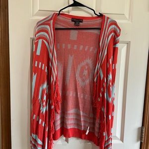 Rock & Roll Cowgirl Women’s Western Aztec Cardigan Size S